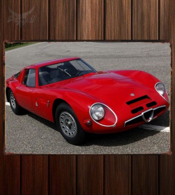 Металлическая табличка Alfa Romeo Giulia TZ 2 (116)